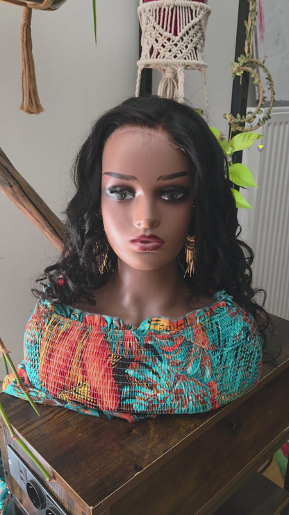 UNIVERS’HAIR  — LAETI PERRUQUE BOUCLÉE 16" LACE HD 