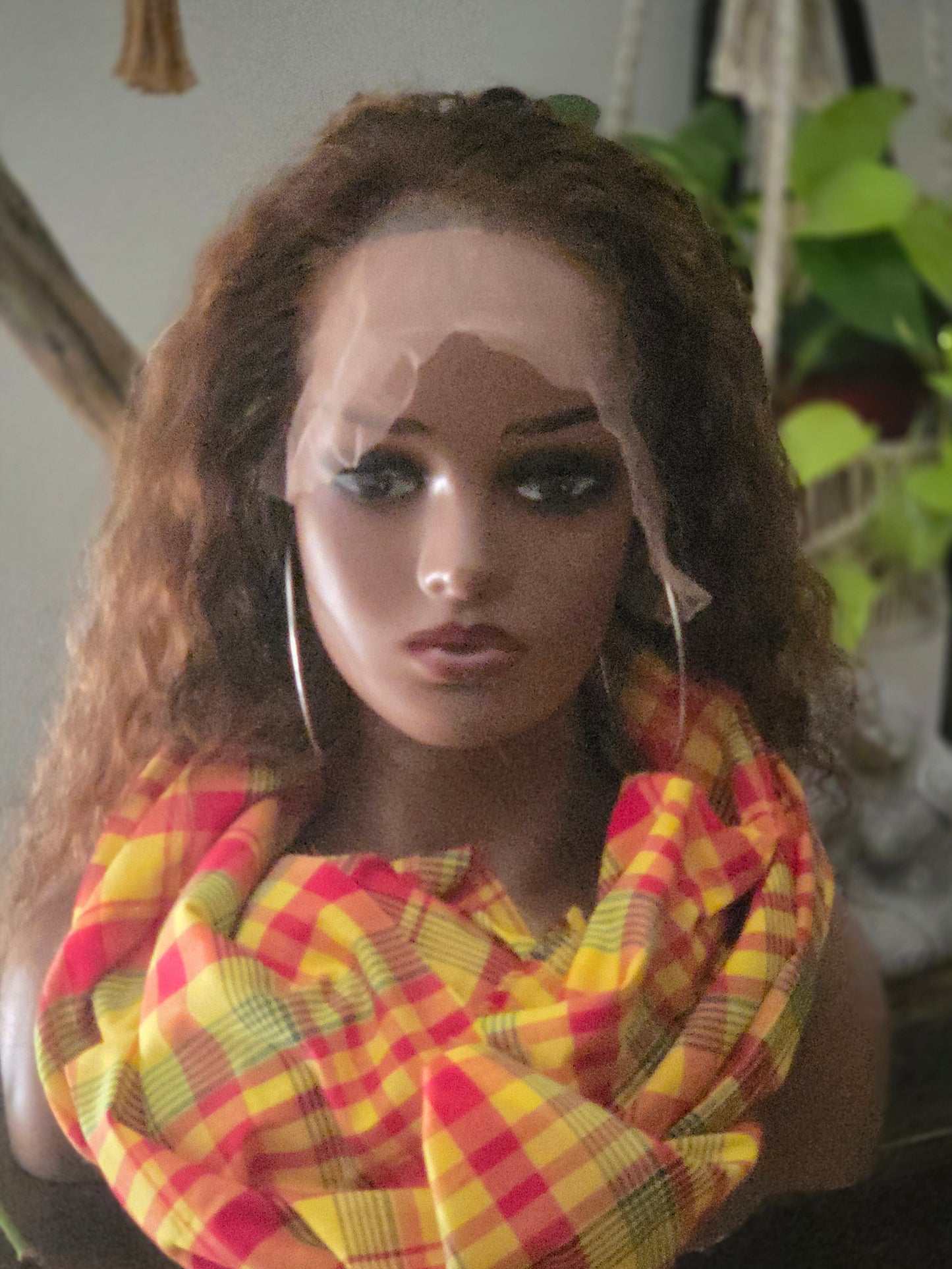 🧡 MELLIE-Perruque Frontale 13x4 - Ondulée Blond Miel 20" - HD Lace - Densité 250% 🌞