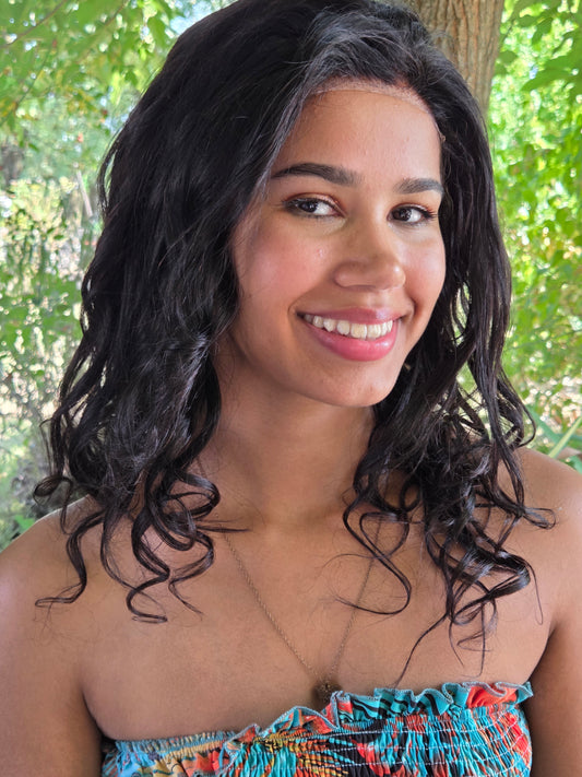 UNIVERS’HAIR  — LAETI PERRUQUE BOUCLÉE 16" LACE HD 